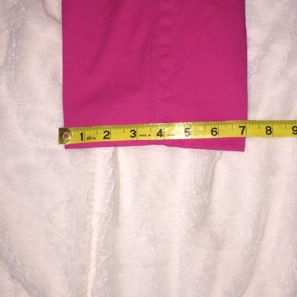 JCP Pink‎ Capri Pants Crop Pants 12 - Picture 7 of 8